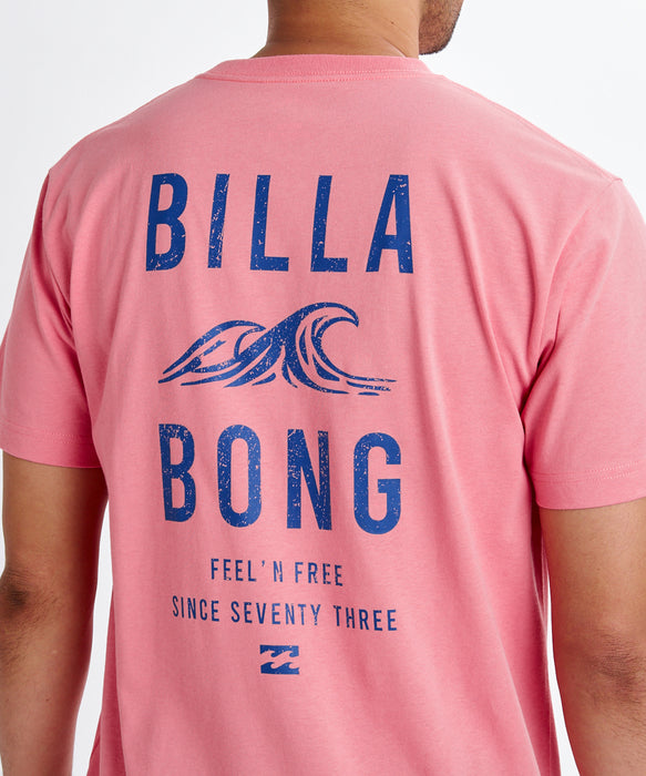 BILLABONG メンズ CLEAN WAVE Tシャツ 【2026年夏モデル】 FLA / XL
