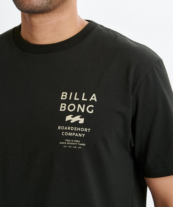 BILLABONG メンズ SUN SCREEN Tシャツ 【2026年夏モデル】 BLK / XL