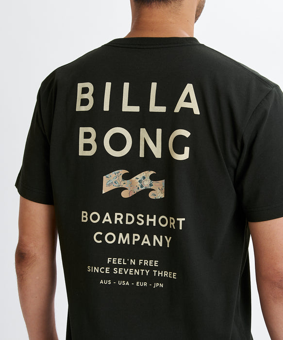 BILLABONG メンズ SUN SCREEN Tシャツ 【2026年夏モデル】 BLK / XL