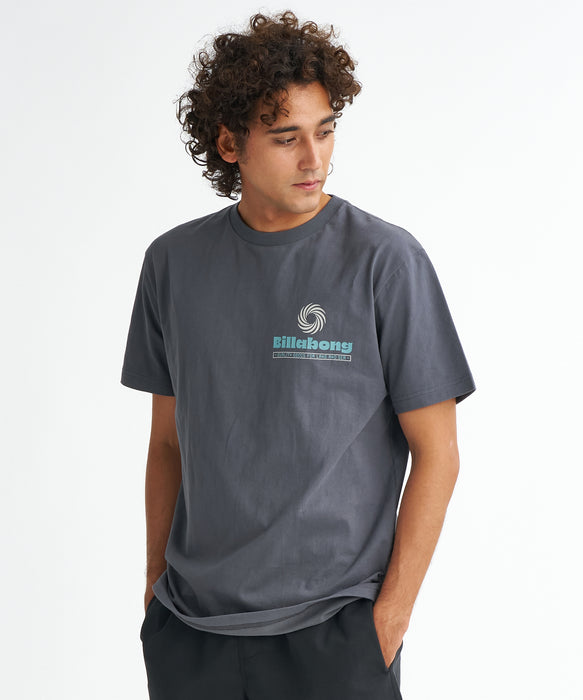BILLABONG メンズ SINGLE FIN Tシャツ 【2026年夏モデル】 GMT / XL