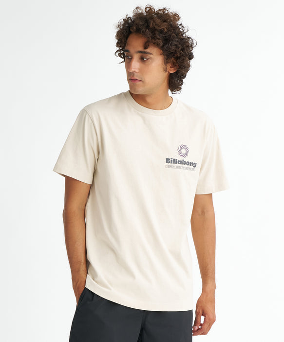 BILLABONG メンズ SINGLE FIN Tシャツ 【2026年夏モデル】 OAT / XL