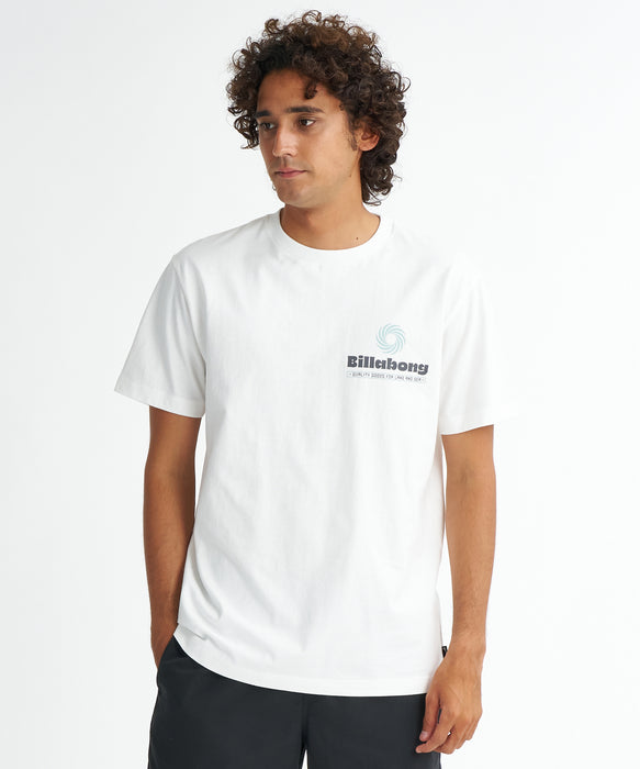 BILLABONG メンズ SINGLE FIN Tシャツ 【2026年夏モデル】 OFF / XL
