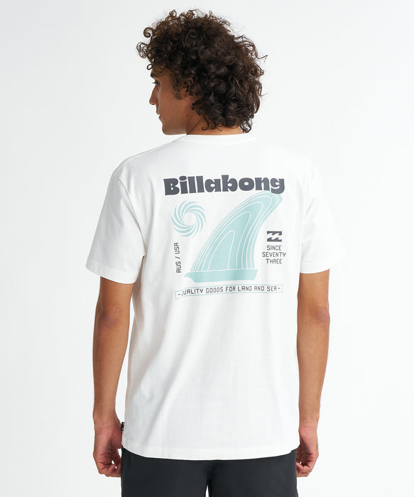 BILLABONG メンズ SINGLE FIN Tシャツ 【2026年夏モデル】 OFF / XL