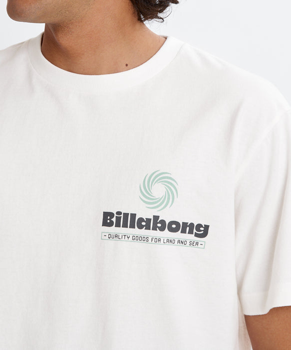 BILLABONG メンズ SINGLE FIN Tシャツ 【2026年夏モデル】 OFF / XL