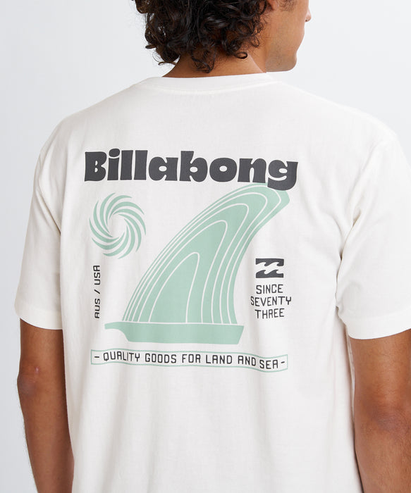 BILLABONG メンズ SINGLE FIN Tシャツ 【2026年夏モデル】 OFF / XL