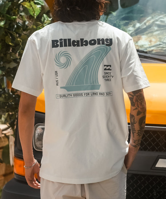 BILLABONG メンズ 【REGULAR FIT】【USAコットン】 SINGLE FIN Tシャツ 【2026年夏モデル】
