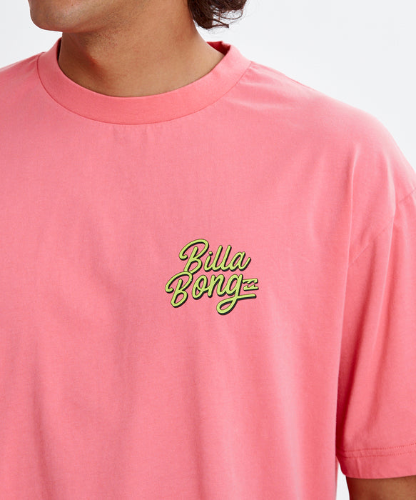 BILLABONG メンズ BB NEON Tシャツ 【2026年夏モデル】 FLA / XL