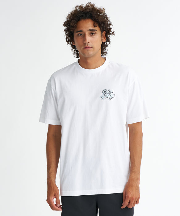BILLABONG メンズ BB NEON Tシャツ 【2026年夏モデル】 WHT / XL