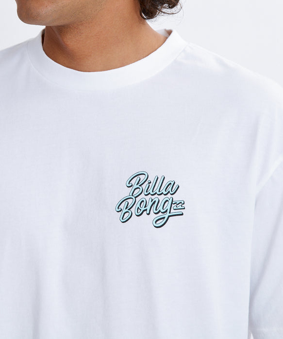 BILLABONG メンズ BB NEON Tシャツ 【2026年夏モデル】 WHT / XL
