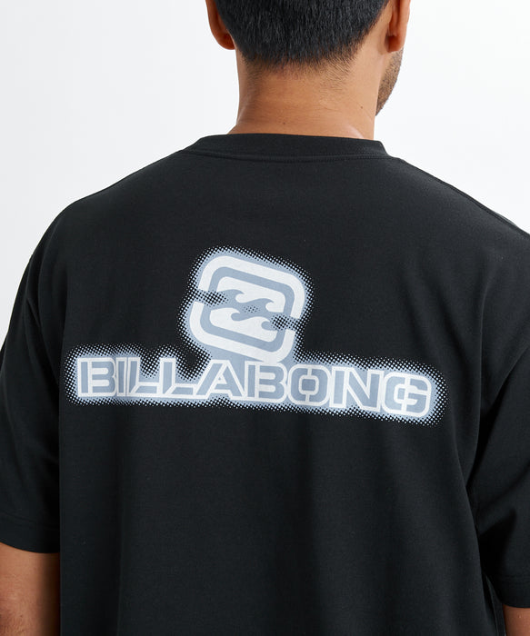 BILLABONG メンズ 3D WAVE Tシャツ 【2026年夏モデル】 BLK / XL