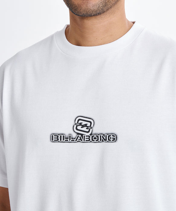 BILLABONG メンズ 3D WAVE Tシャツ 【2026年夏モデル】 WHT / XL