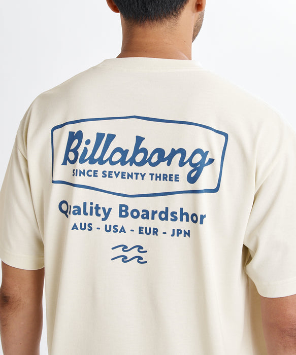 BILLABONG メンズ ROAD SIGN Tシャツ 【2026年夏モデル】 WGY / XL