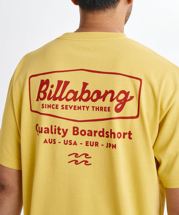 BILLABONG メンズ ROAD SIGN Tシャツ 【2026年夏モデル】 YEK0 / XL