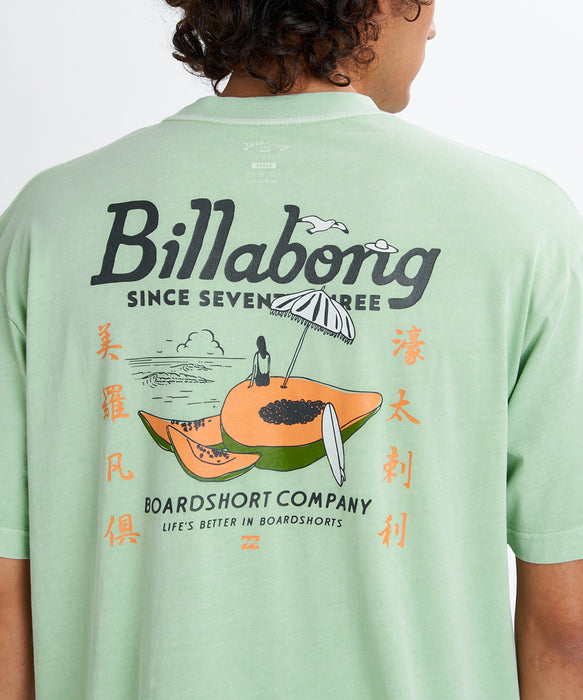 BILLABONG メンズ PAPAYA GIRL Tシャツ 【2026年夏モデル】 VIG / L