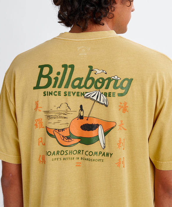BILLABONG メンズ PAPAYA GIRL Tシャツ 【2026年夏モデル】 YEK0 / L