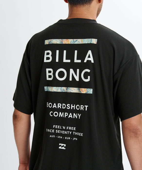 BILLABONG メンズ SUN OIL Tシャツ 【2026年夏モデル】 BLK / XL