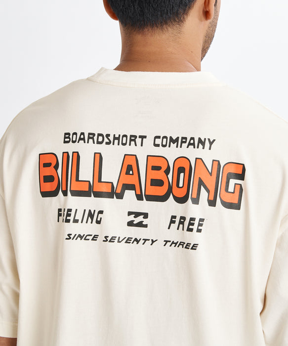 BILLABONG メンズ ASPECT Tシャツ 【2026年夏モデル】 CRM / XL