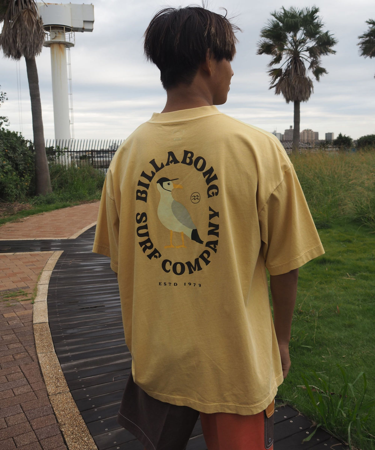 BILLABONG メンズ 【WIDE FIT】 SEAGULL Tシャツ 【2026年夏モデル】