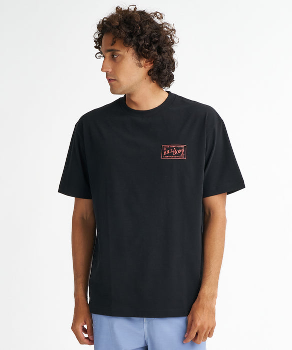 BILLABONG メンズ ADIV PLATE Tシャツ 【2026年夏モデル】 BLK / XL