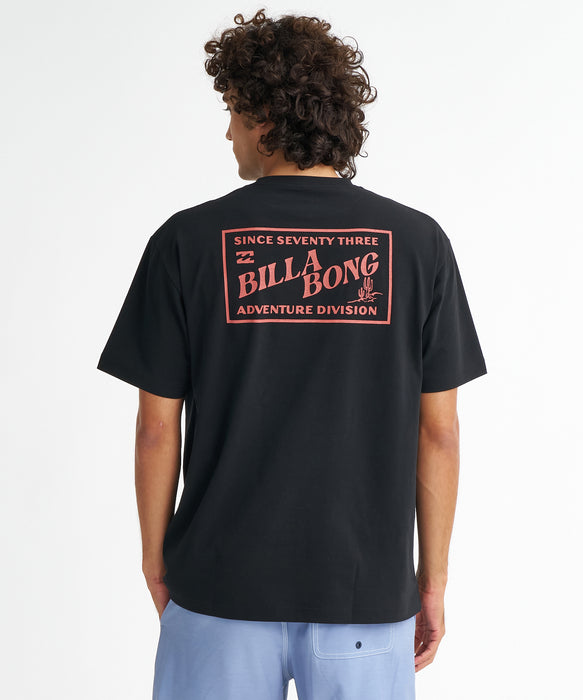BILLABONG メンズ ADIV PLATE Tシャツ 【2026年夏モデル】 BLK / XL