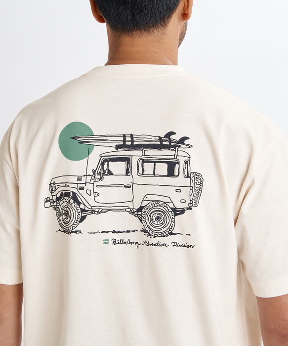 BILLABONG メンズ MAKING TRACKS Tシャツ 【2026年夏モデル】 CRM / XL