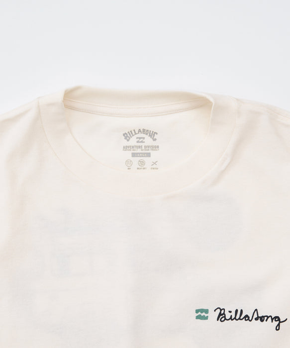 BILLABONG メンズ MAKING TRACKS Tシャツ 【2026年夏モデル】 CRM / XL