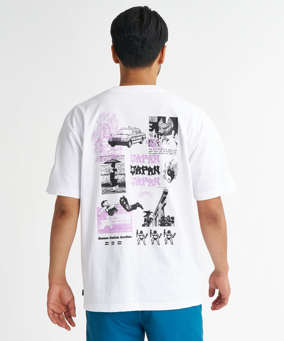 BILLABONG メンズ DESTINATION JAPAN Tシャツ 【2026年夏モデル】 WHT / L