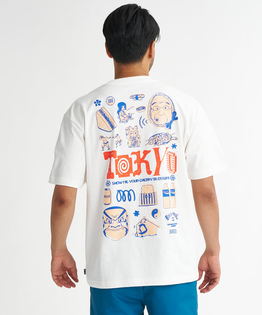 BILLABONG メンズ DESTINATION TOKYO Tシャツ 【2026年夏モデル】 OFF / L