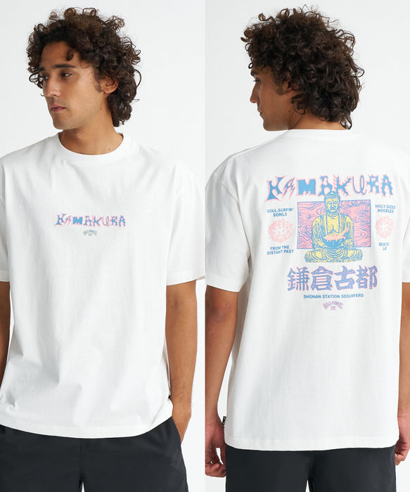 BILLABONG メンズ【SHONAN STATION SURFERS】【OVER FIT】【USAコットン】DESTINATION KAMAKURA Tシャツ 【2026年夏モデル】