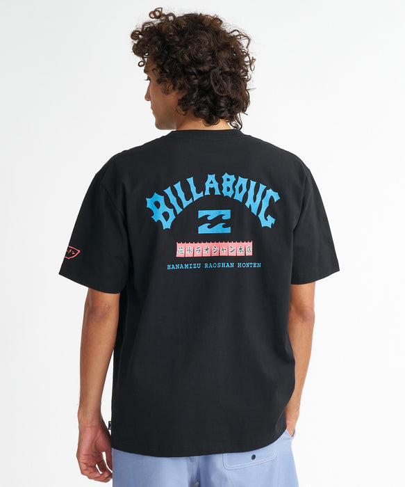 BILLABONG メンズ RAOSHAN TEE Tシャツ 【2026年夏モデル】 BLK / XL