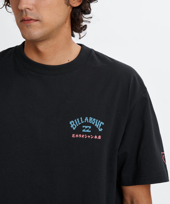 BILLABONG メンズ RAOSHAN TEE Tシャツ 【2026年夏モデル】 BLK / XL