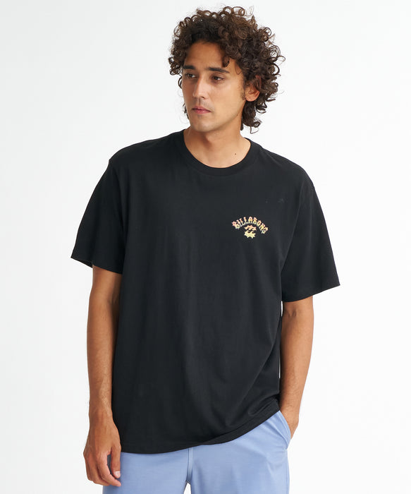BILLABONG メンズ NANDA ORMOND OCCY PREMIUM SS Tシャツ 【2026年夏モデル】 BLK / XL