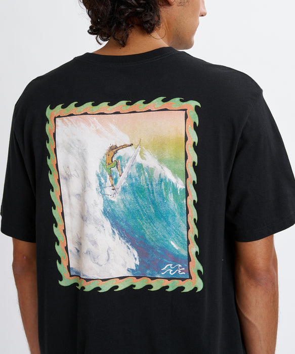 BILLABONG メンズ NANDA ORMOND OCCY PREMIUM SS Tシャツ 【2026年夏モデル】 BLK / XL