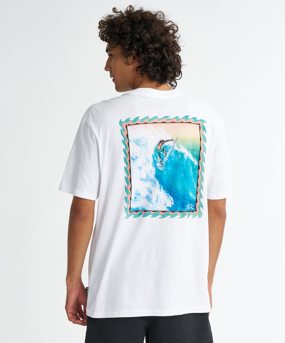 BILLABONG メンズ NANDA ORMOND OCCY PREMIUM SS Tシャツ 【2026年夏モデル】 WHT / XL