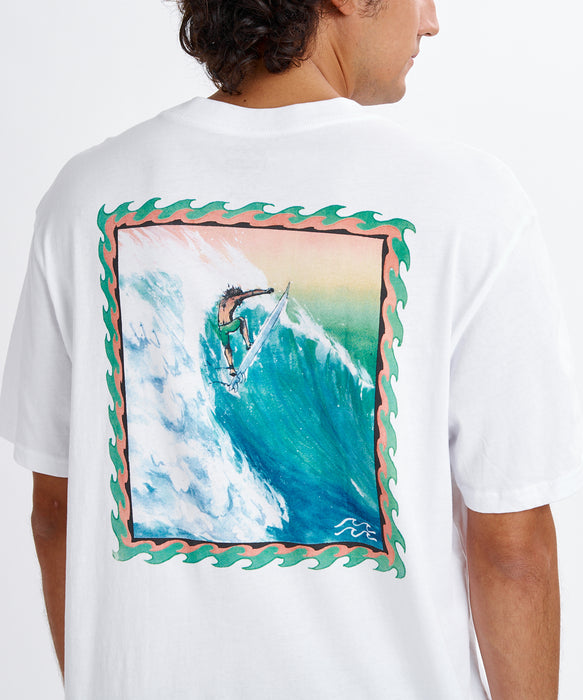 BILLABONG メンズ NANDA ORMOND OCCY PREMIUM SS Tシャツ 【2026年夏モデル】 WHT / XL