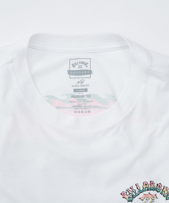 BILLABONG メンズ NANDA ORMOND OCCY PREMIUM SS Tシャツ 【2026年夏モデル】 WHT / XL