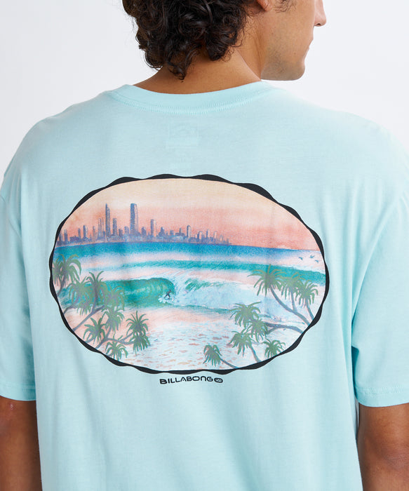 BILLABONG メンズ NANDA ORMOND BURLEIGH HEADS PREMIUM SS Tシャツ 【2026年夏モデル】 CLL / XL