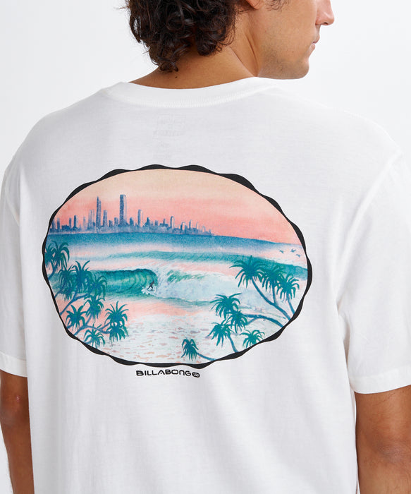 BILLABONG メンズ NANDA ORMOND BURLEIGH HEADS PREMIUM SS Tシャツ 【2026年夏モデル】 OFW / XL