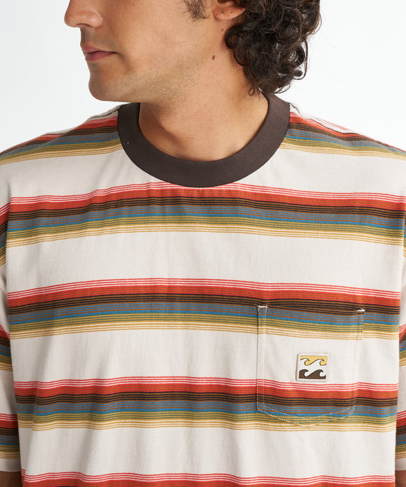 BILLABONG メンズ BAXTER CREW Tシャツ 【2026年夏モデル】 OAT1 / L