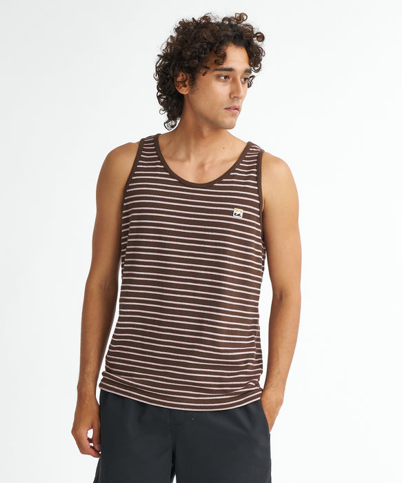 BILLABONG メンズ GARAGE BOARDER TANK タンクトップ 【2026年夏モデル】 BRN / L