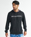 BILLABONG メンズ RASH ZIP HOOD ジップラッシュガード 【2026年夏モデル】 BLK / XL