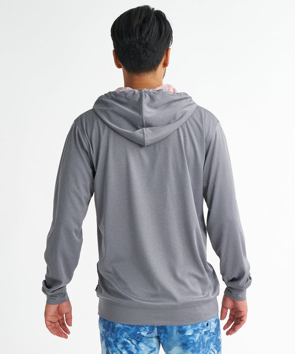 BILLABONG メンズ RASH ZIP HOOD ジップラッシュガード 【2026年夏モデル】 CGR / L