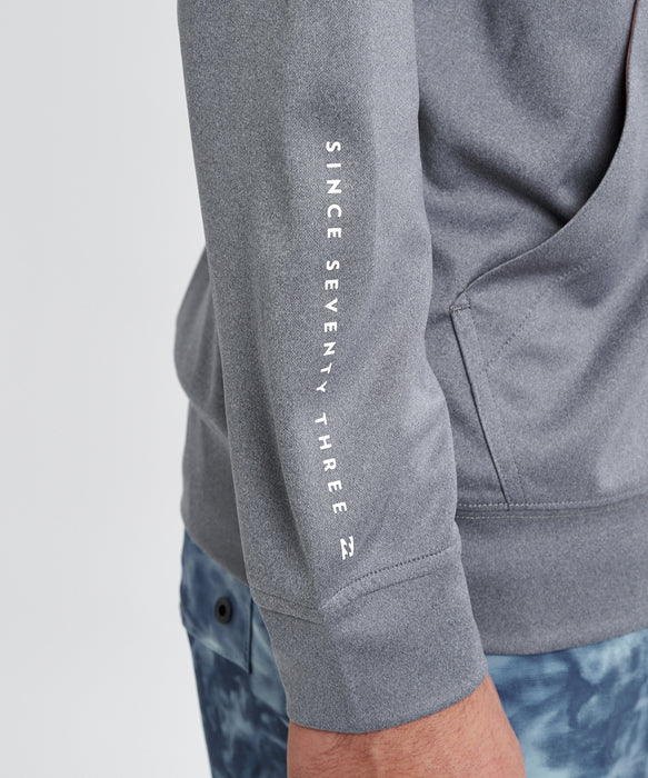 BILLABONG メンズ RASH ZIP HOOD ジップラッシュガード 【2026年夏モデル】 CGR / L