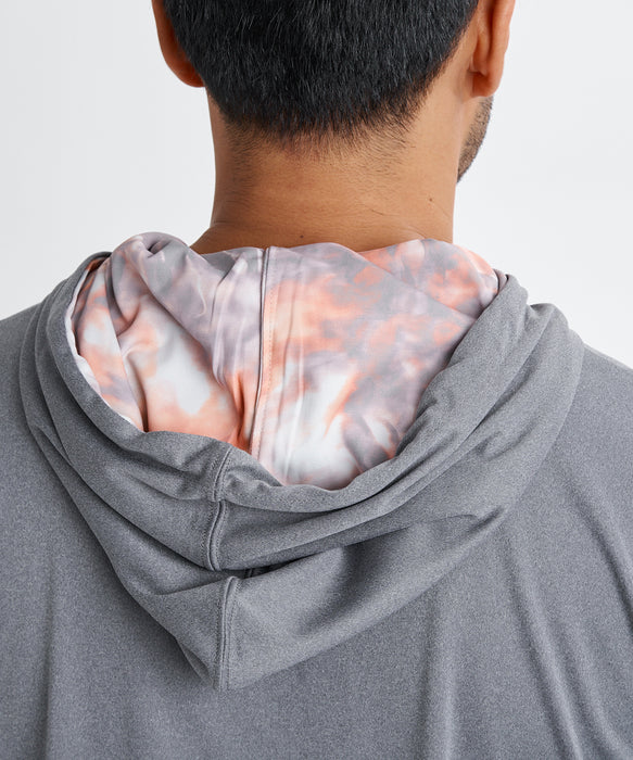 BILLABONG メンズ RASH ZIP HOOD ジップラッシュガード 【2026年夏モデル】 CGR / L