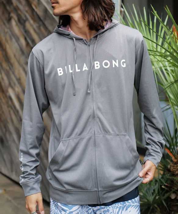 BILLABONG メンズ RASH ZIP HOOD ジップラッシュガード 【2026年夏モデル】