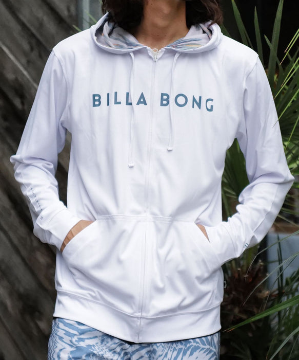BILLABONG メンズ RASH ZIP HOOD ジップラッシュガード 【2026年夏モデル】