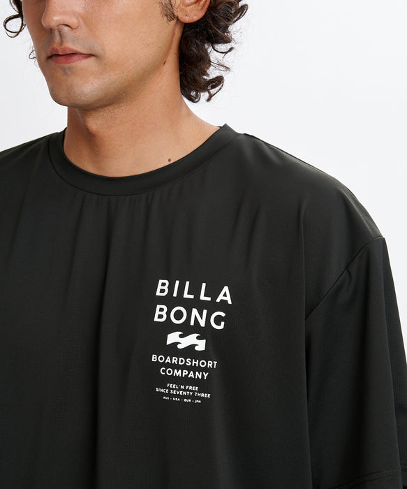BILLABONG メンズ AIR DRY MESH TEE ラッシュガード 【2026年夏モデル】 BLK / XL