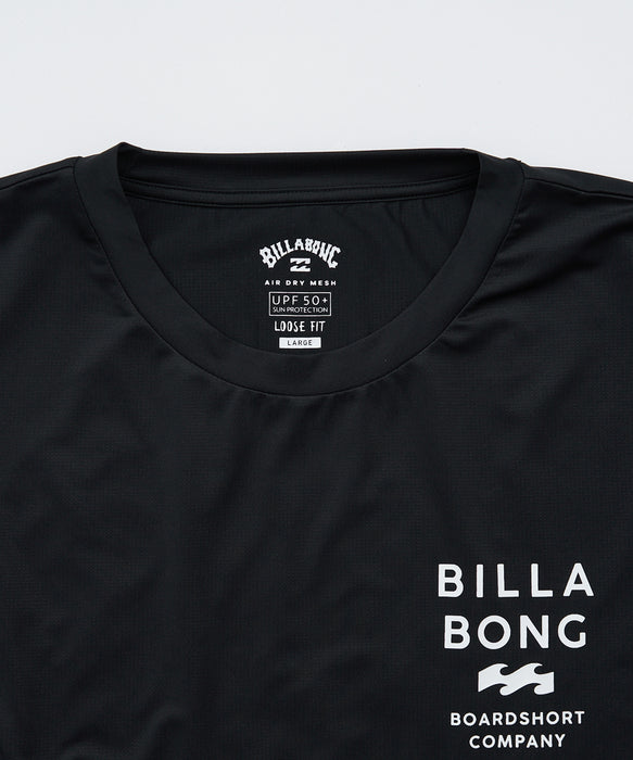 BILLABONG メンズ AIR DRY MESH TEE ラッシュガード 【2026年夏モデル】 BLK / XL