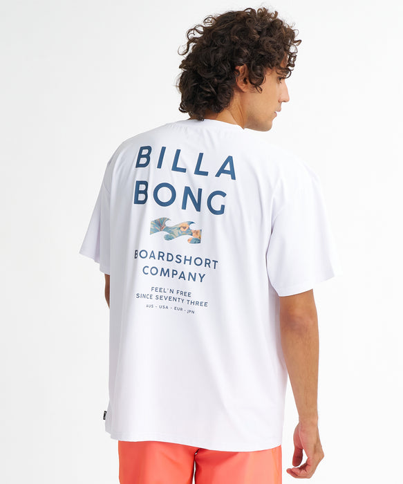 BILLABONG メンズ AIR DRY MESH TEE ラッシュガード 【2026年夏モデル】 OFW / XL