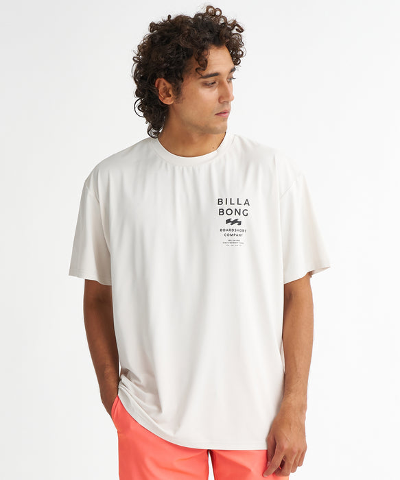 BILLABONG メンズ AIR DRY MESH TEE ラッシュガード 【2026年夏モデル】 WGY / XL